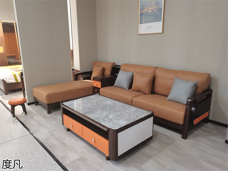 度凡 現代簡約南美黑檀木家具展廳實拍