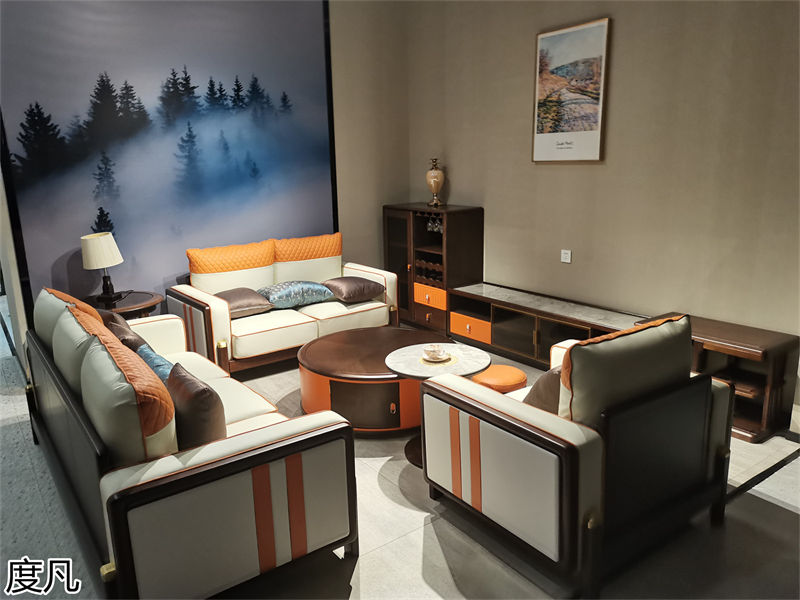 度凡 現代簡約南美黑檀木家具展廳實拍