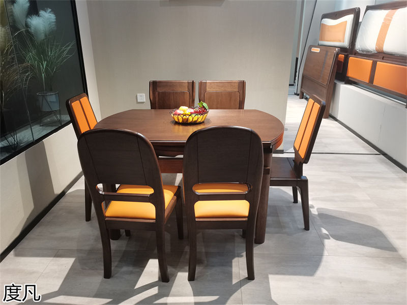 度凡 現代簡約南美黑檀木家具展廳實拍