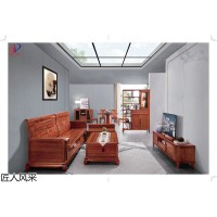 匠人風采南洋花梨木家具，南康現代中式家具，江西南洋花梨木套房，森康家具廠家