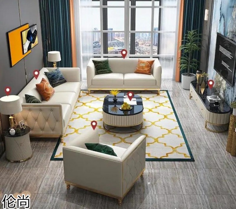 倫尚輕奢極簡沙發