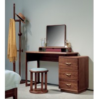 盛唐盛景·慕格意式簡奢南美胡桃木M7201妝臺、M7203妝凳、M7501衣帽架