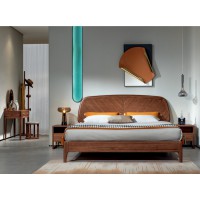 盛唐盛景·慕格意式簡奢南美胡桃木M7006大床、M7103床頭柜、M7202妝臺、M7203妝凳