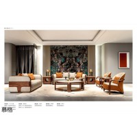 盛唐盛景·慕格時尚簡奢意式家具，南美黑胡桃木家具，意式簡奢實木套房，美沐家居