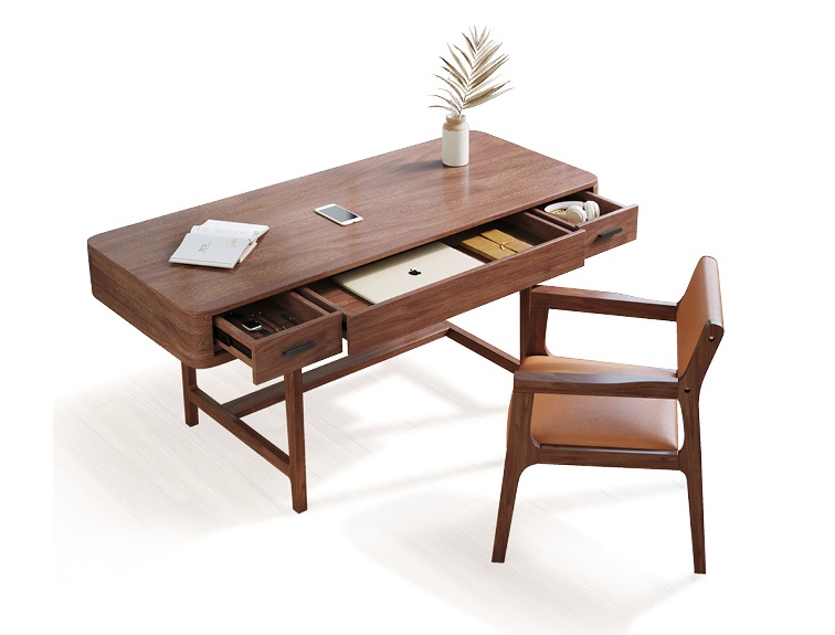 木匠空間現(xiàn)代簡約實木書桌S02#