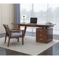 木匠空間現代簡約實木書桌S01#