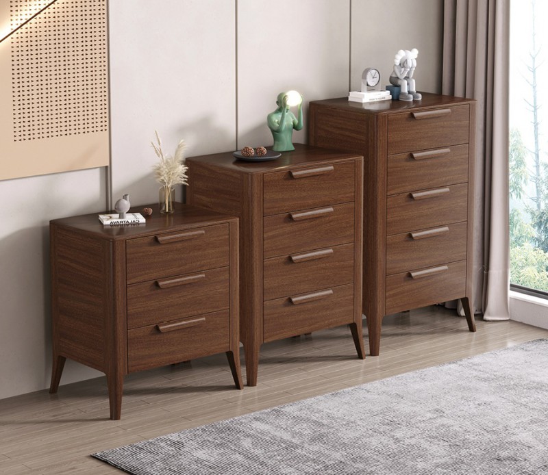 木匠空間現代簡約實木斗柜