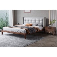 木匠空間現代簡約實木床C33#