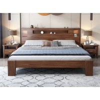 木匠空間現代簡約實木床C25#