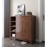 木匠空間現代簡約實木鞋柜