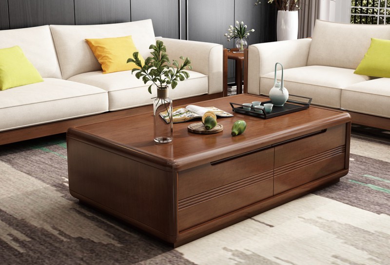 木匠空間現代簡約實木茶幾CJ02#