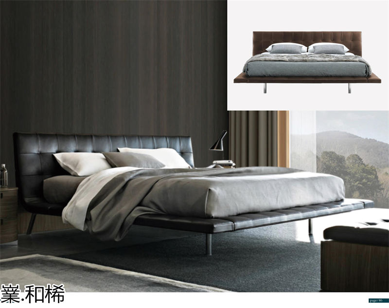 嶪.和桸 意式極簡風(fēng)格軟床