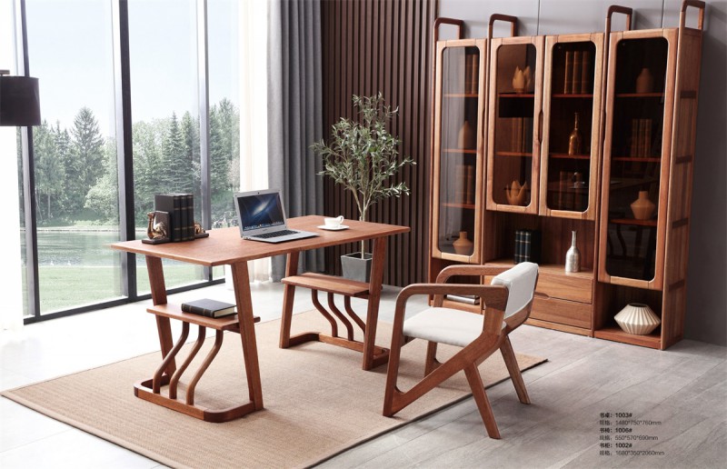 書桌1003#、書椅1006#、書柜1002#
