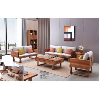 安德穩(wěn)南美胡桃木木蠟油原木家具：123沙發(fā)988#