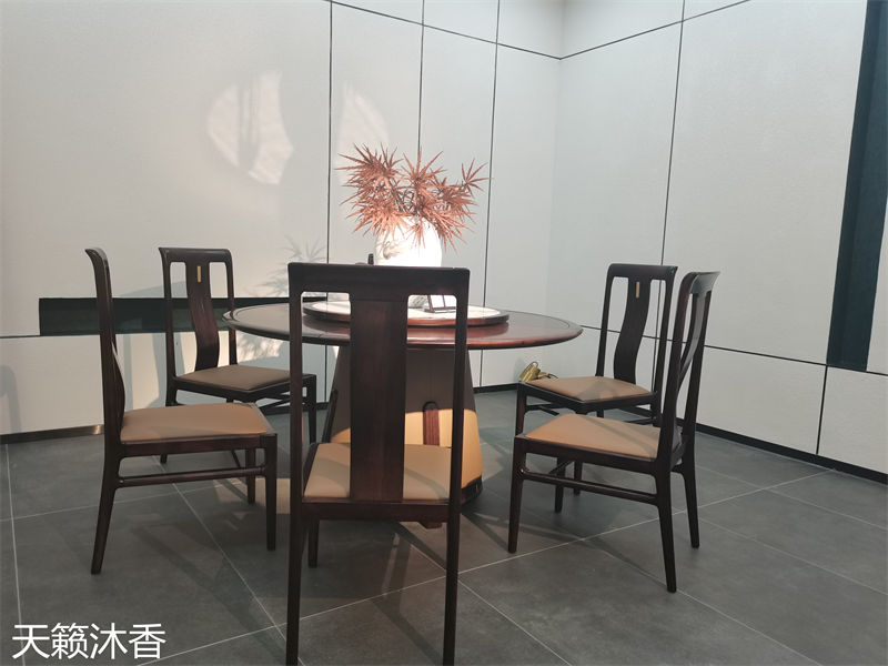 世紀(jì)豪軒&middot;天籟沐香 蘭亭韻-悅系列時尚輕奢新中式風(fēng)格愛里古夷蘇木家具展廳實拍