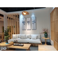 禺舍家具,南康新中式禪意、侘寂風白蠟木家具,民宿、茶空間、會所、辦公家具工程定制