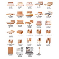 佳云木器家具，南康櫻桃木家具，江西現代極簡北歐實木家具，佳云家具生產廠家