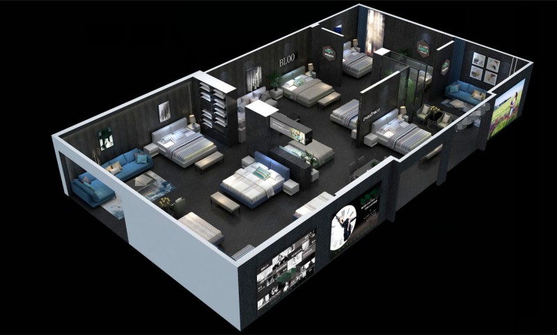 艾匠部分加盟專賣店效果圖