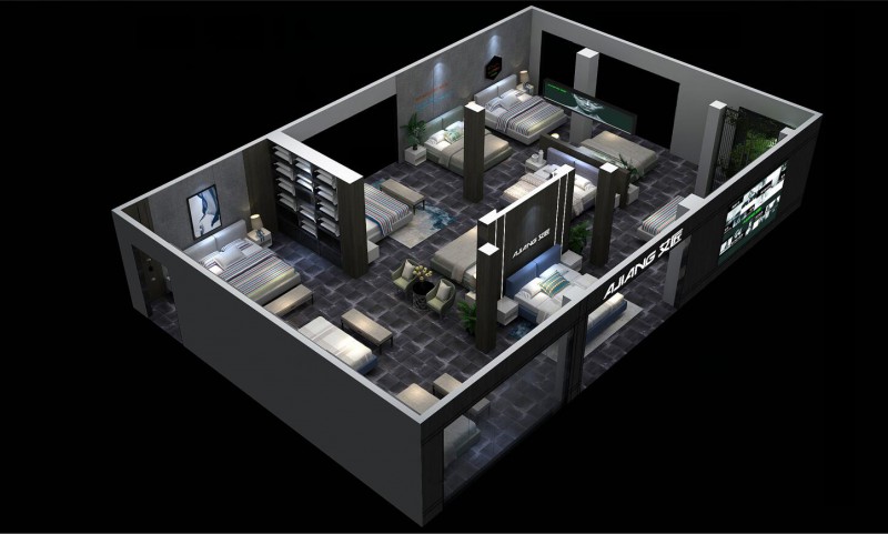 艾匠部分加盟專賣店效果圖