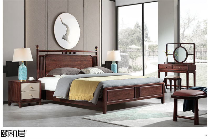 頤和居&middot;東方簡奢 新中式烏金木家具