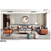 頤和居家具，南康烏金木家具，東方簡奢新中式國潮家具，江西新中式烏金木套房廠家