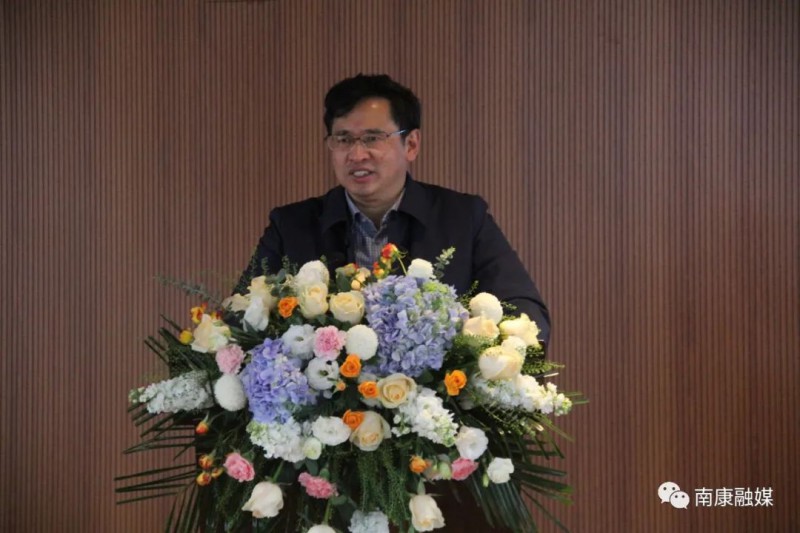 何善錦在致辭中說