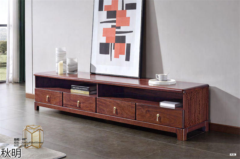 秋明烏金木套房家具