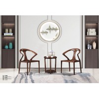 華軒新中式烏金木休閑椅302#、休閑幾335#