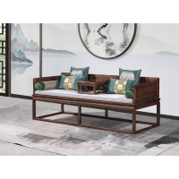 華軒新中式烏金木羅漢床306#