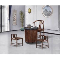 華軒新中式烏金木陽(yáng)臺(tái)小茶臺(tái)388#、副椅382#、副椅387#