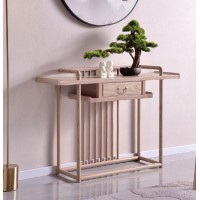 雅菲林新中式輕奢白蠟木玄關20601#