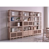 雅菲林新中式輕奢白蠟木書架20602#