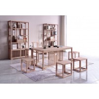 雅菲林新中式輕奢白蠟?zāi)静枧_(tái)20601#、博古架20601#