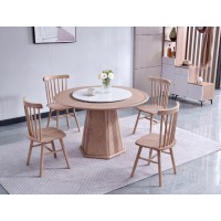 雅菲林北歐簡(jiǎn)約白蠟?zāi)緢A桌20603#、溫莎椅20601#