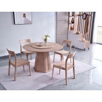 雅菲林北歐簡(jiǎn)約白蠟?zāi)緢A桌20603#、云椅20602#
