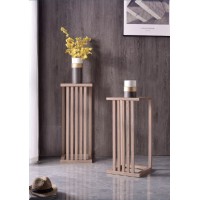 雅菲林北歐簡約白蠟木花架#