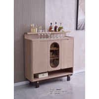 雅菲林極簡輕奢白蠟木餐邊柜20602#