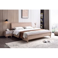 雅菲林極簡輕奢白蠟木床20620#、床頭柜20602#