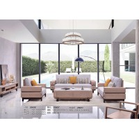 雅菲林極簡輕奢白蠟?zāi)旧嘲l(fā)20606#、茶幾20608#