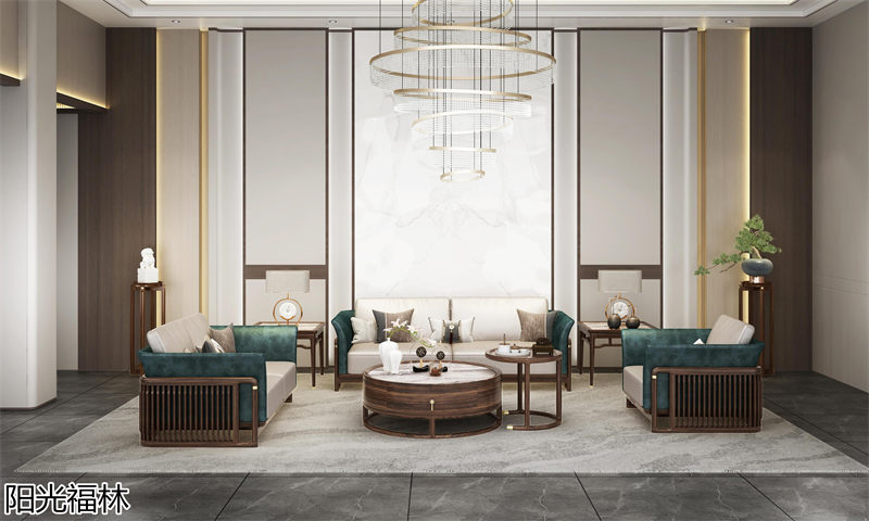 陽光福林&middot;和順新中式風格烏金木家具