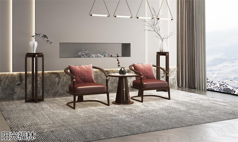 陽光福林&middot;和順新中式風格烏金木家具