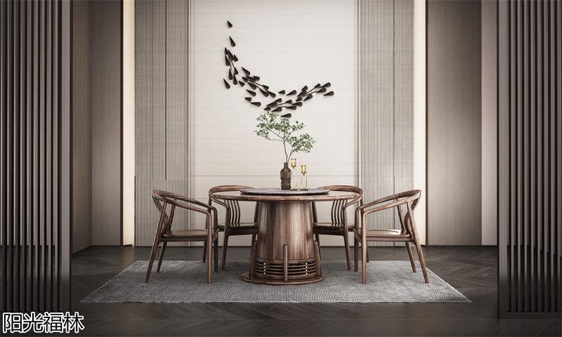 陽光福林&middot;和順新中式風格烏金木家具
