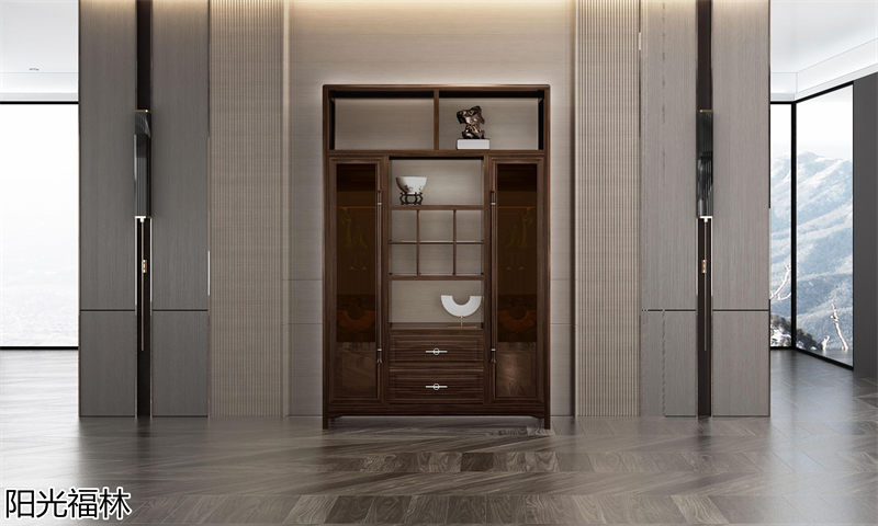 陽光福林&middot;和順新中式風格烏金木家具