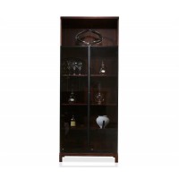 昌龍禾運新中式烏金木1-551#兩門酒柜