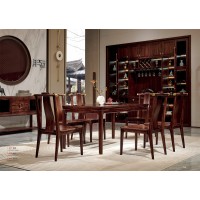 昌龍禾運新中式烏金木1-501#餐桌