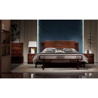 昌龍禾運新中式烏金木1-108#大床