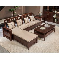 昌龍禾運新中式烏金木1-205#轉(zhuǎn)角沙發(fā)