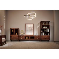 昌龍禾運新中式烏金木1-251#組合廳柜