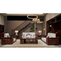 昌龍禾運(yùn)新中式烏金木1-2012#沙發(fā)