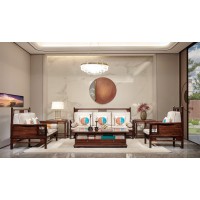 昌龍禾運(yùn)新中式烏金木1-2010#沙發(fā)